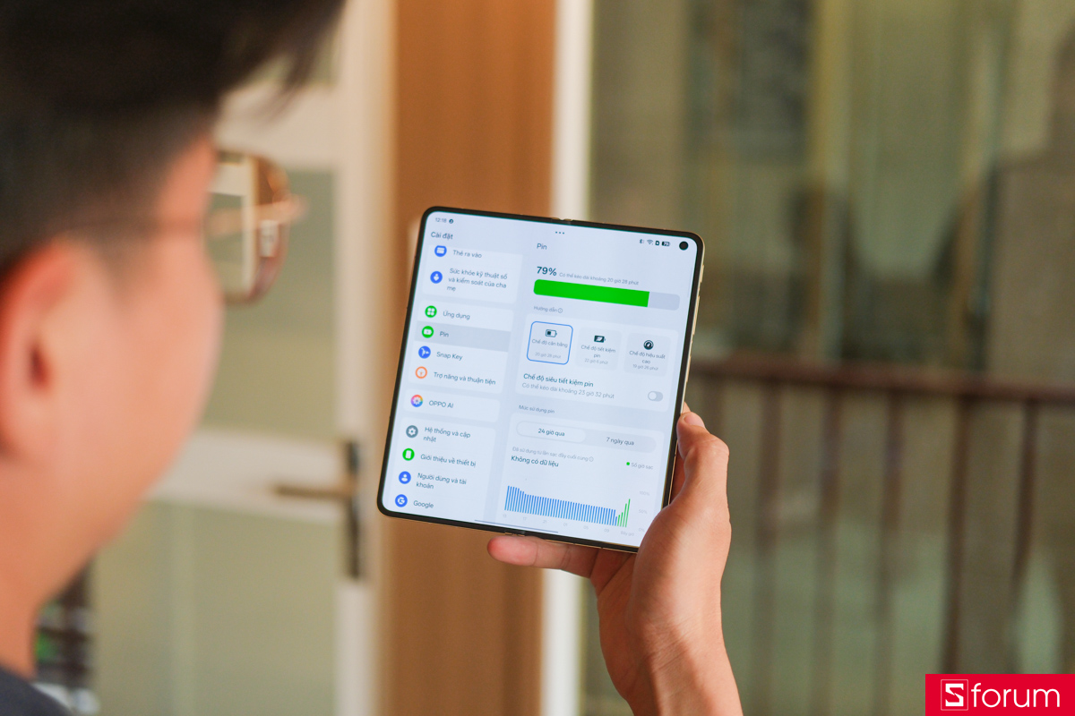 Trên tay và khám phá dung lượng pin của OPPO Find N6