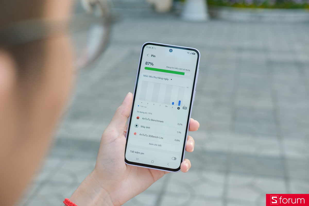 Trên tay và khám phá pin và khả năng sạc của Samsung Galaxy A37 5G