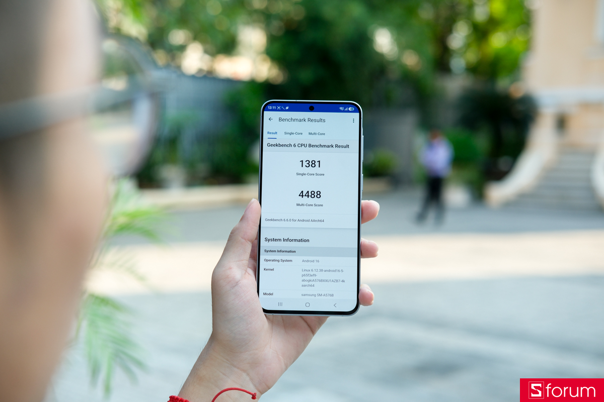 Trên tay và khám phá cấu hình của Samsung Galaxy A57