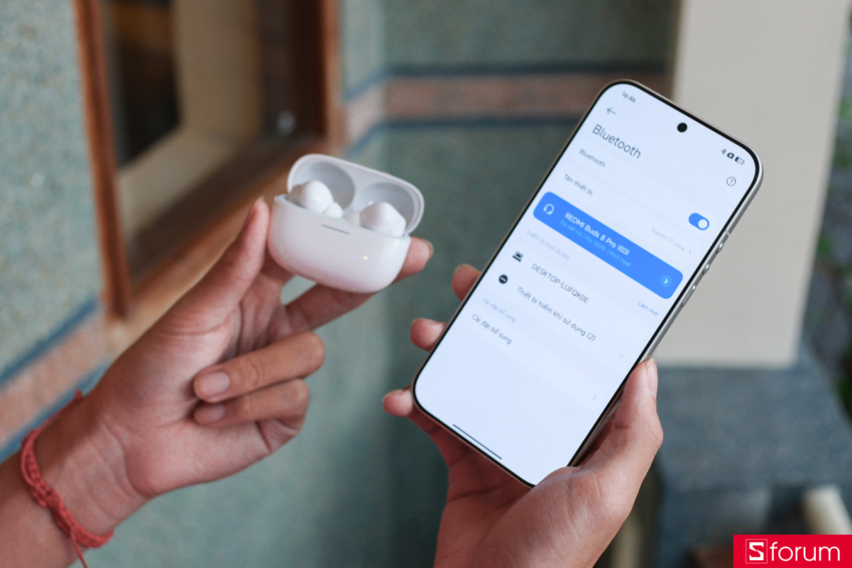 Trên tay và trải nghiệm nhanh Xiaomi REDMI Buds 8 Pro