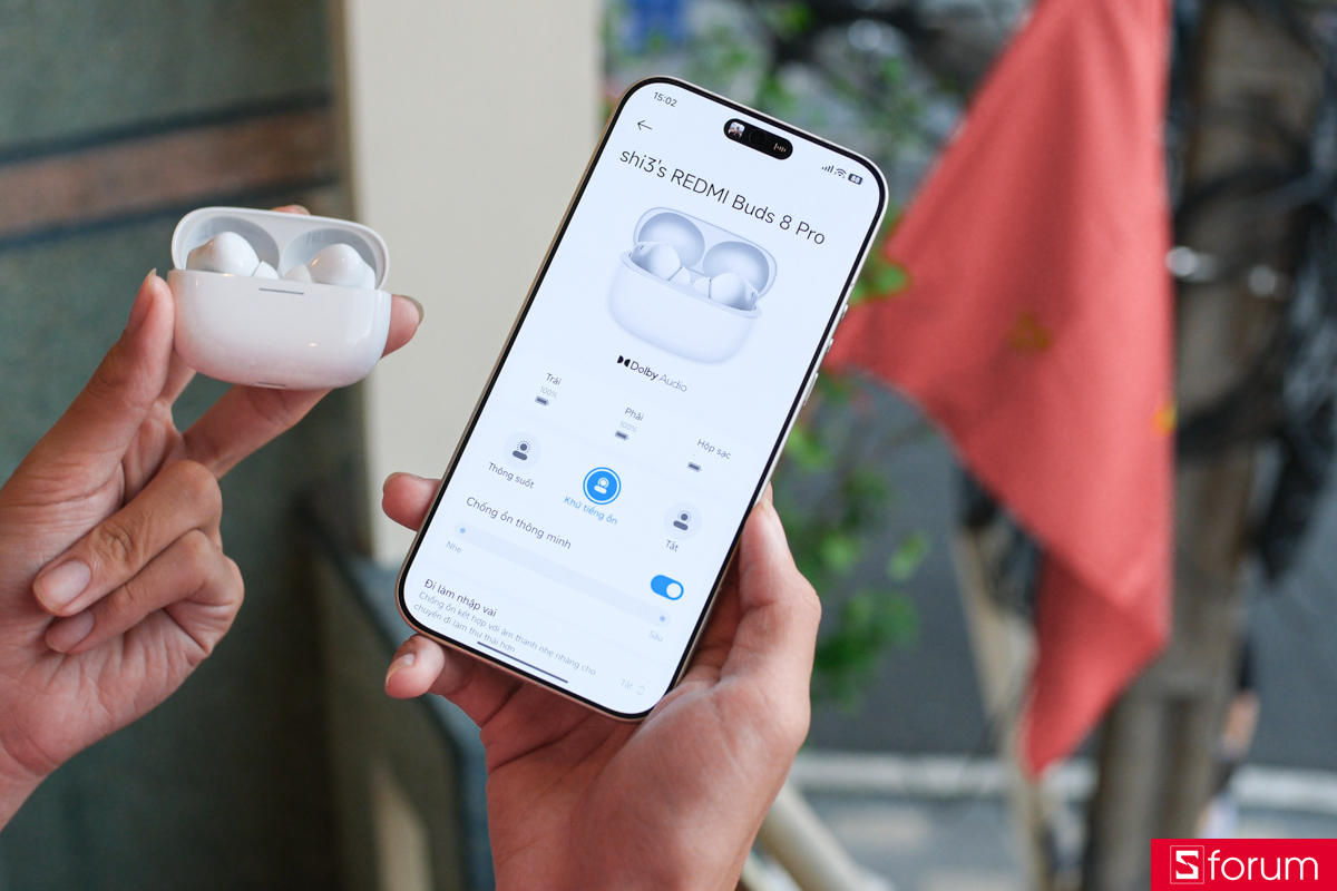 Trên tay và trải nghiệm nhanh Xiaomi REDMI Buds 8 Pro