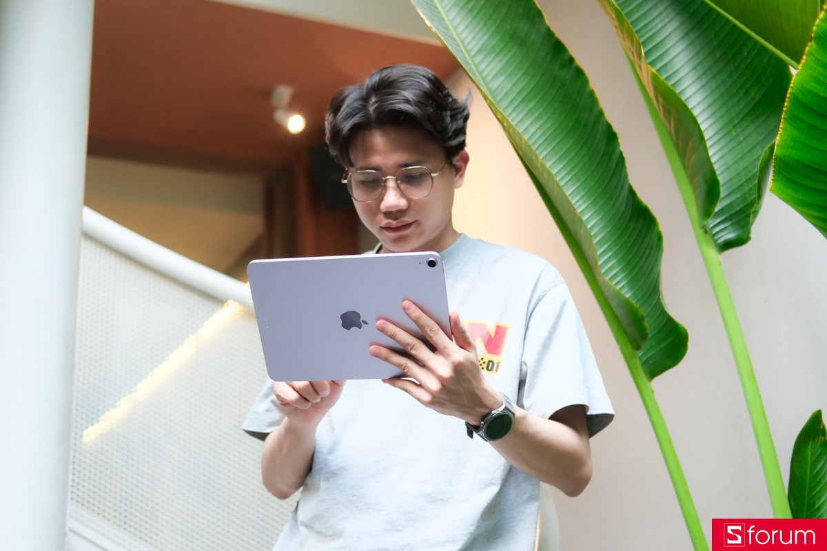 Trên tay iPad Air M4 và tìm hiểu thông số pin