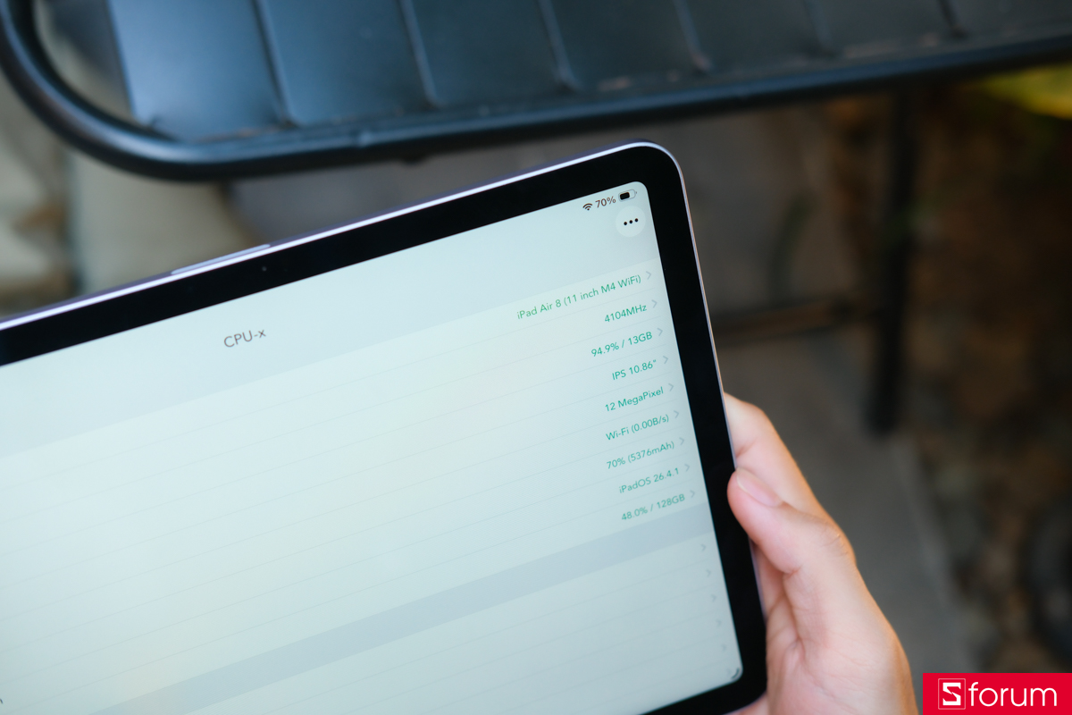 Trên tay iPad Air M4