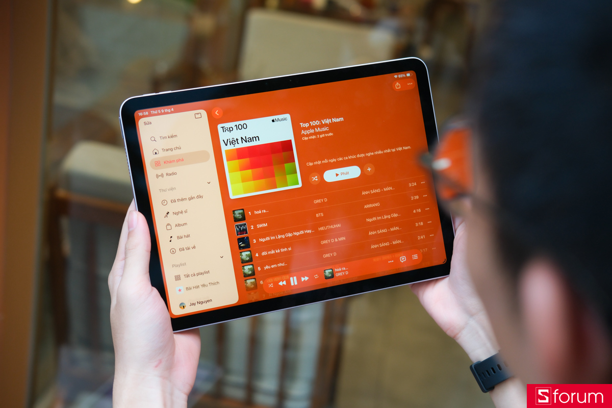 Trên tay iPad Air M4