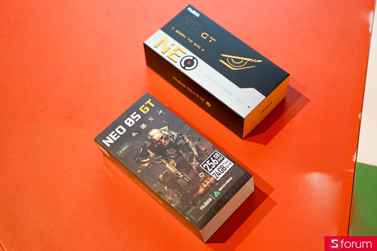 Trên tay hộp đựng của Nubia Neo 5 GT