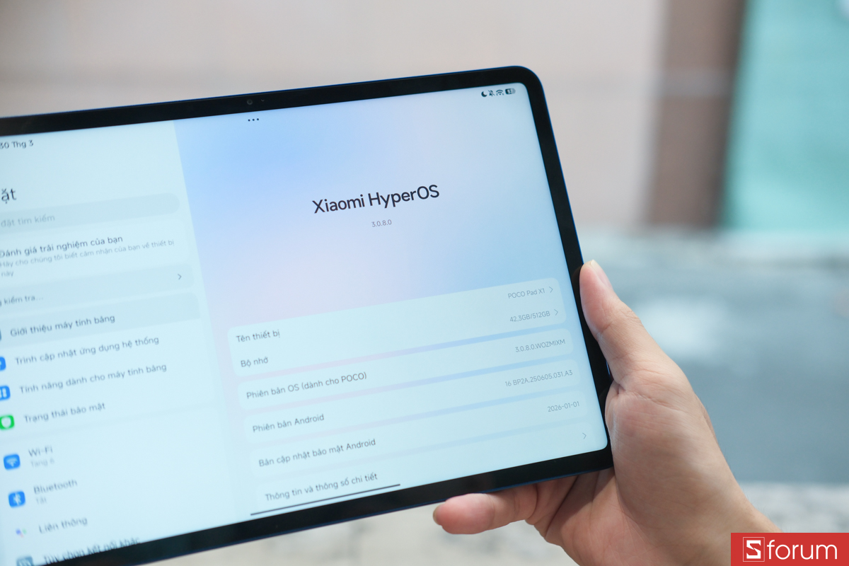 Trên tay và khám phá phần mềm của Xiaomi POCO Pad X1