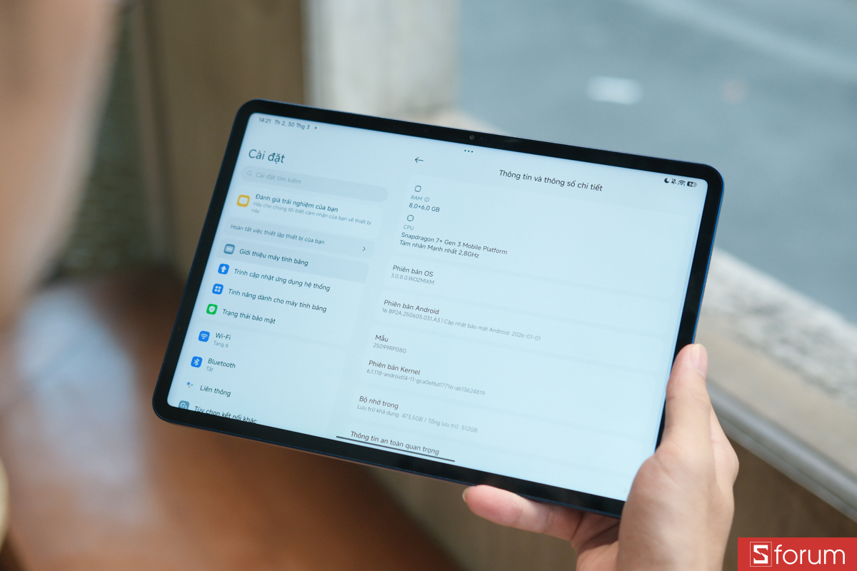 Trên tay và khám phá cấu hình của Xiaomi POCO Pad X1