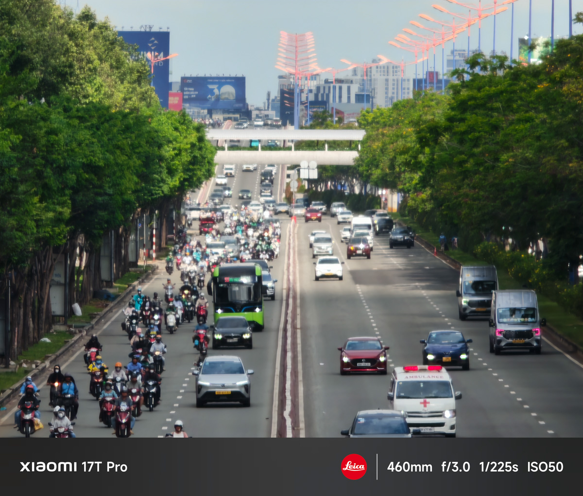 Đánh giá camera Xiaomi 17T Pro trong điều kiện đủ sáng