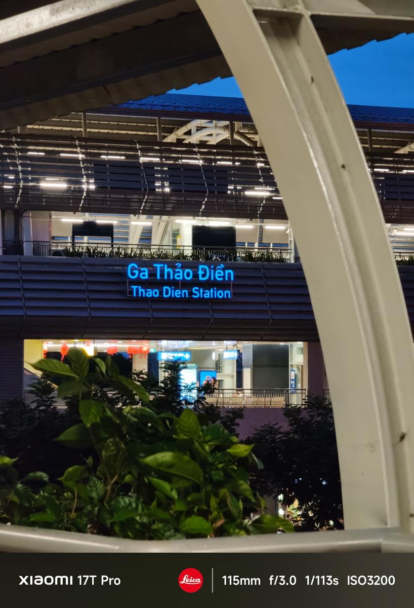 Đánh giá camera Xiaomi 17T Pro trong điều kiện thiếu sáng