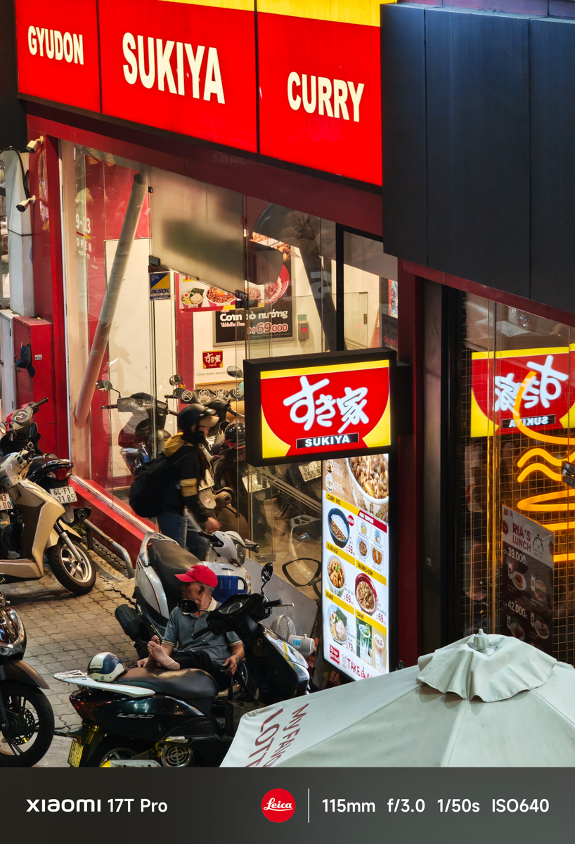 Đánh giá camera Xiaomi 17T Pro trong điều kiện thiếu sáng