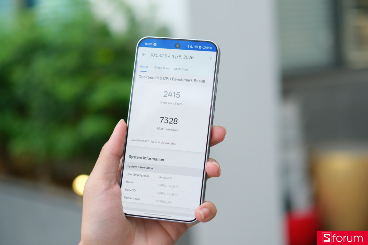 Đánh giá hiệu năng OPPO Find X9s với các phần mềm benchmark