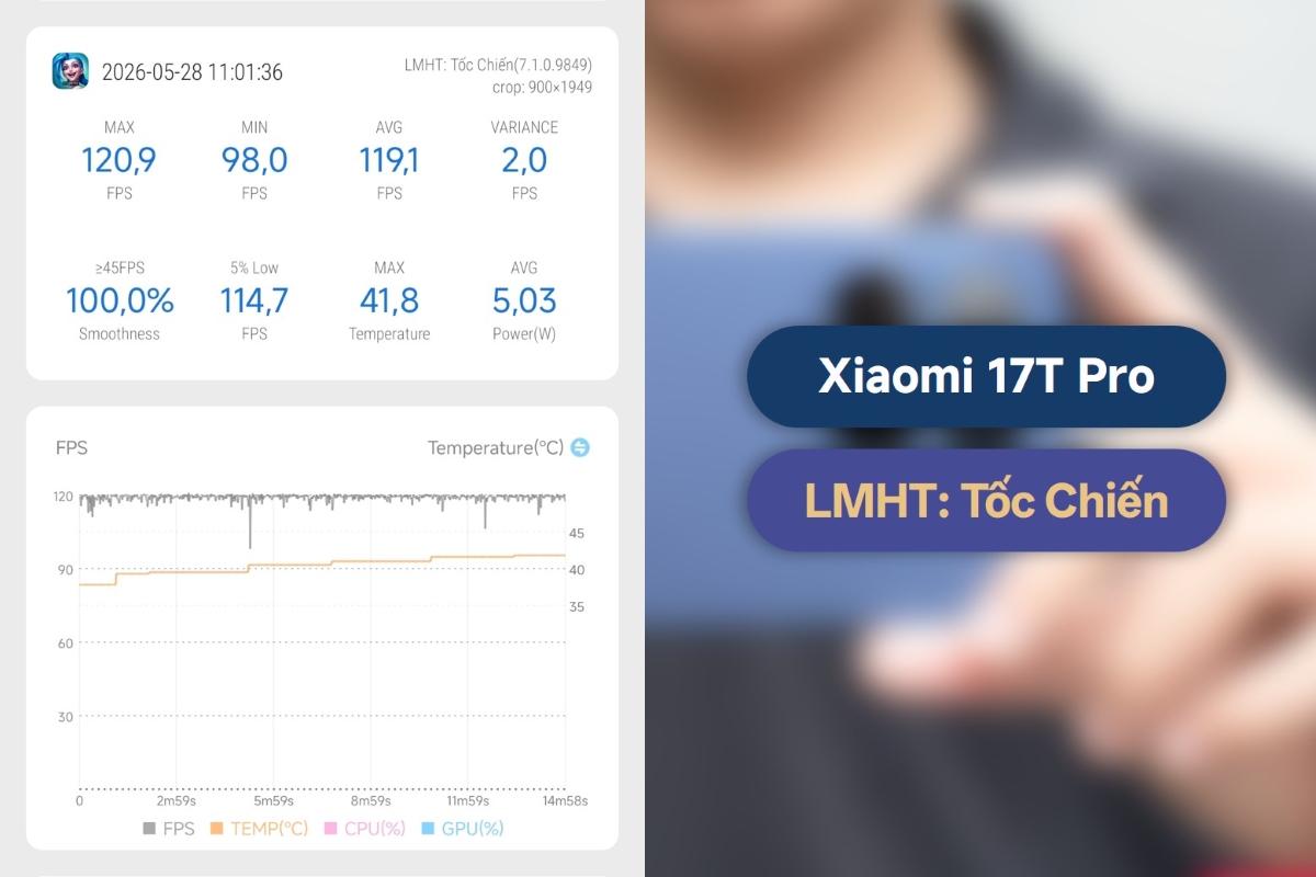 Đánh giá hiệu năng Xiaomi 17T Pro thông qua các tựa game