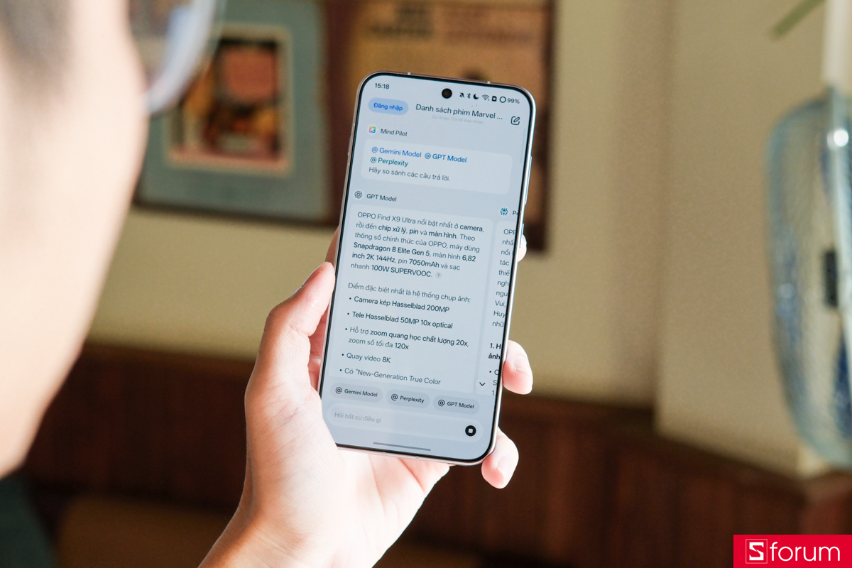 Đánh giá phần mềm của OPPO Find X9s