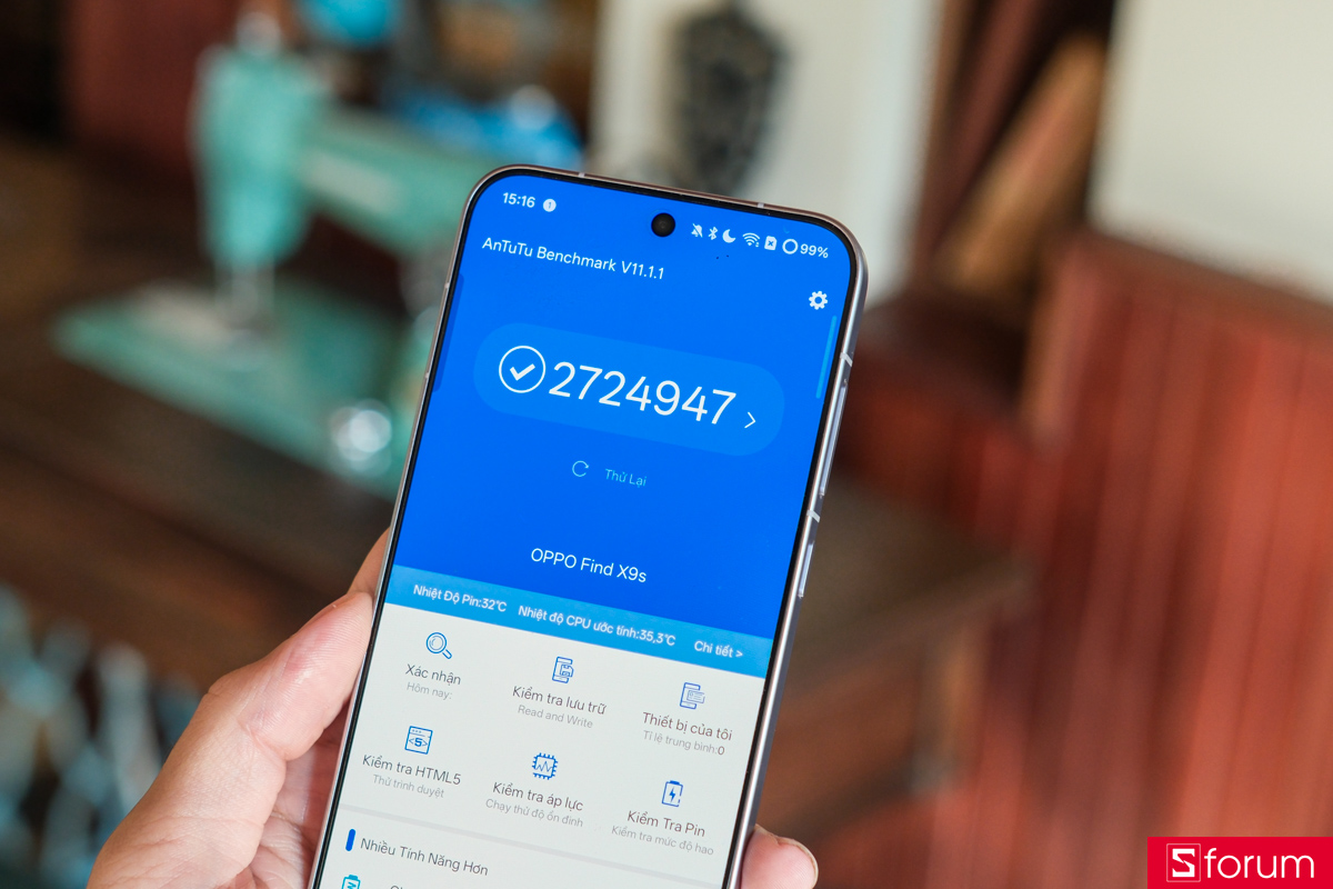 Đánh giá hiệu năng OPPO Find X9s