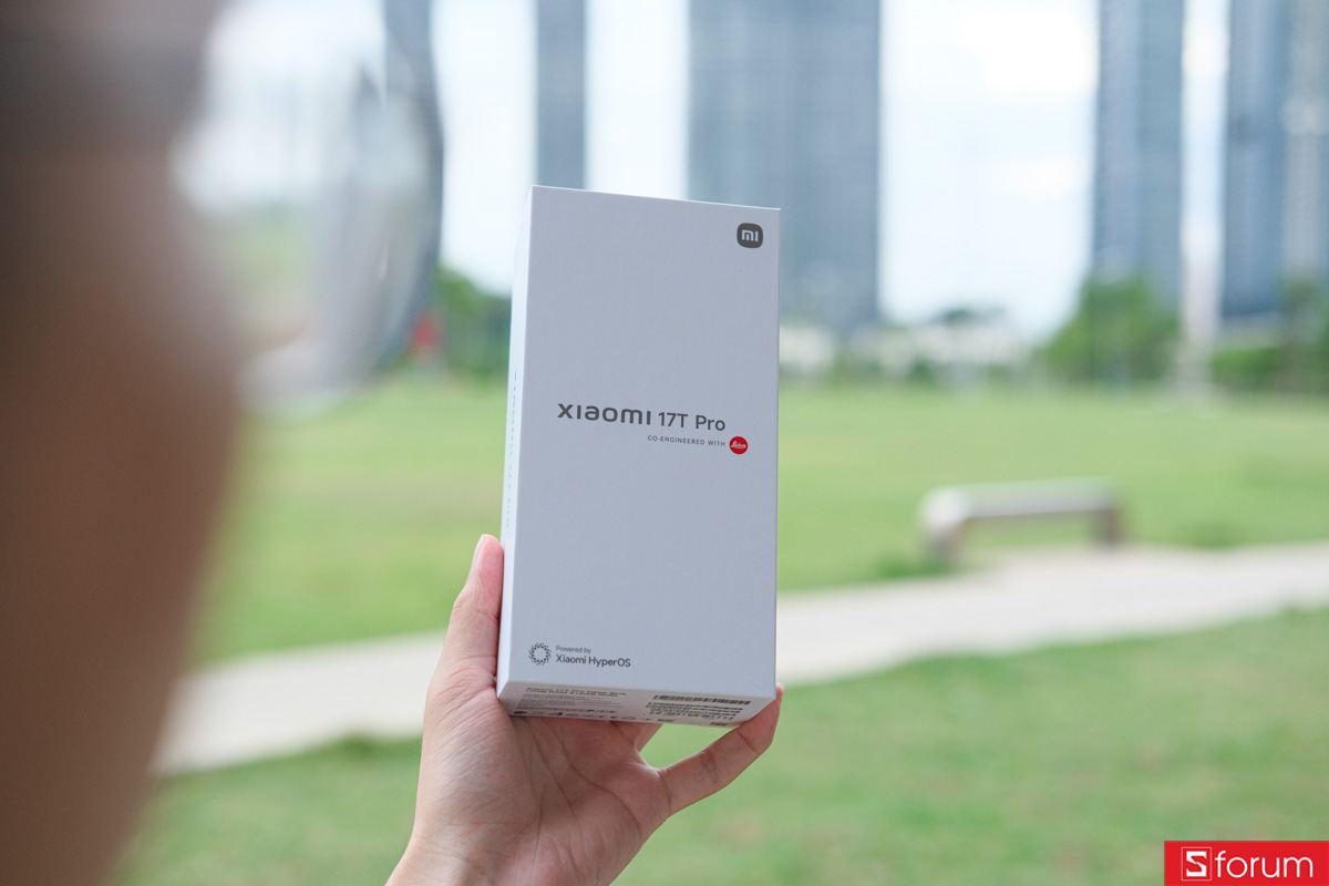 Trên tay hộp đựng Xiaomi 17T Pro