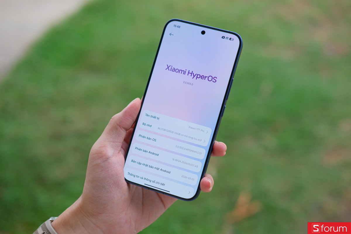 Trên tay phần mềm của Xiaomi 17T Pro