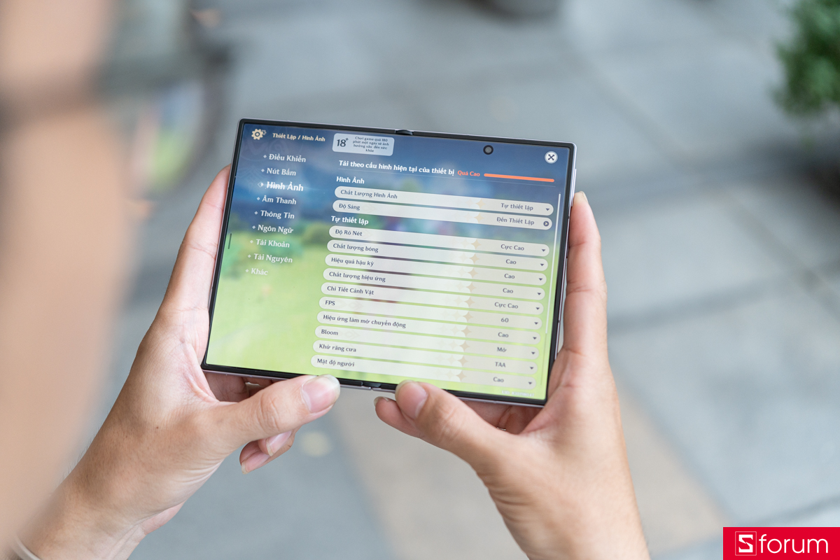 Đánh giá hiệu năng Samsung Galaxy Z Fold8 qua các tựa game