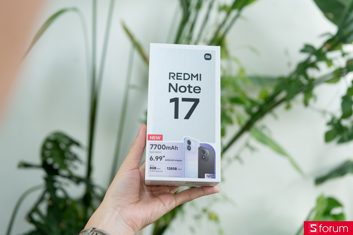 Mở hộp và trên tay Xiaomi REDMI Note 17