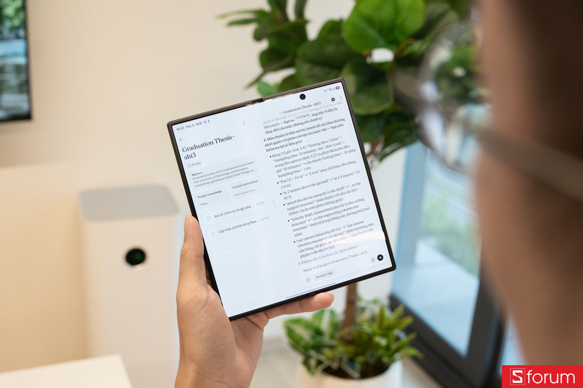 Đánh giá màn hình của Samsung Galaxy Z Fold8 Ultra sau 1 tháng sử dụng