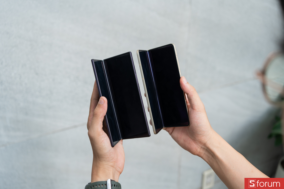 So sánh thiết kế khi đặt Galaxy Z Fold8 Ultra cạnh Find N6