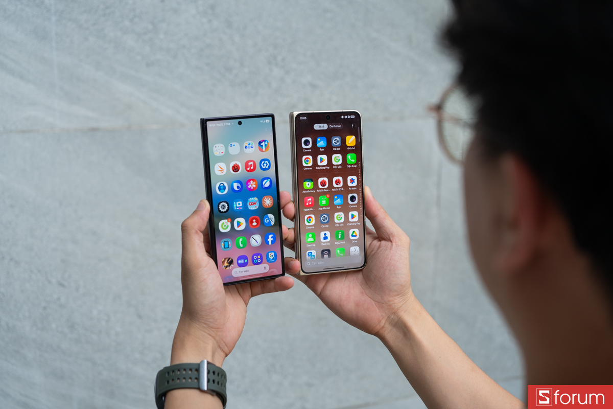 So sánh phần mềm khi đặt Galaxy Z Fold8 Ultra cạnh Find N6