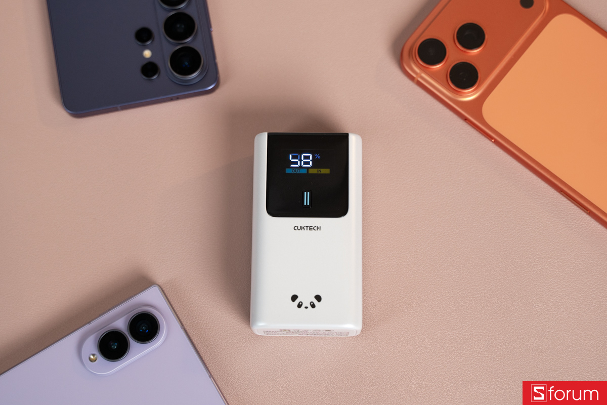 Trên tay và thử nghiệm sạc CUKTECH 10 Mini (PB1055)
