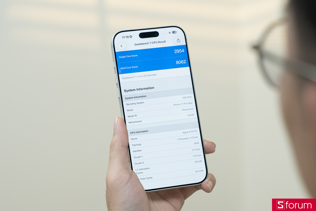 Đánh giá hiệu năng iOS 27