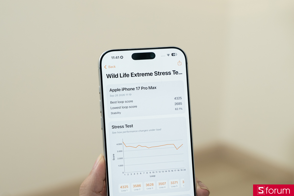 Đánh giá hiệu năng iOS 27