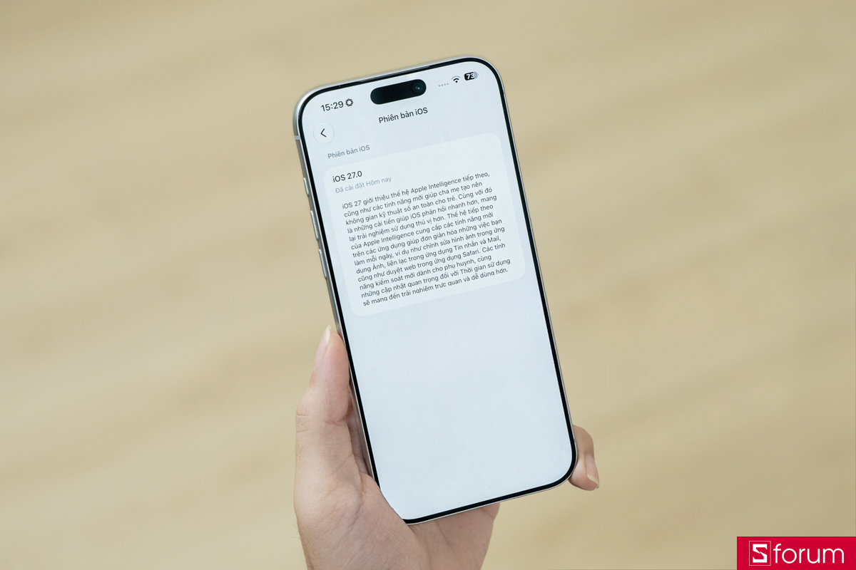 Đánh giá iOS 27