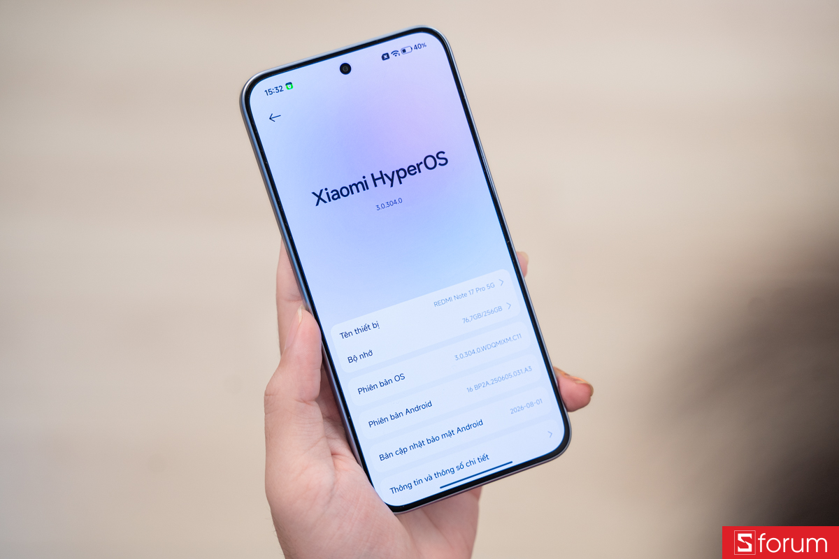 Đánh giá phần mềm của Xiaomi REDMI Note 17 Pro 5G
