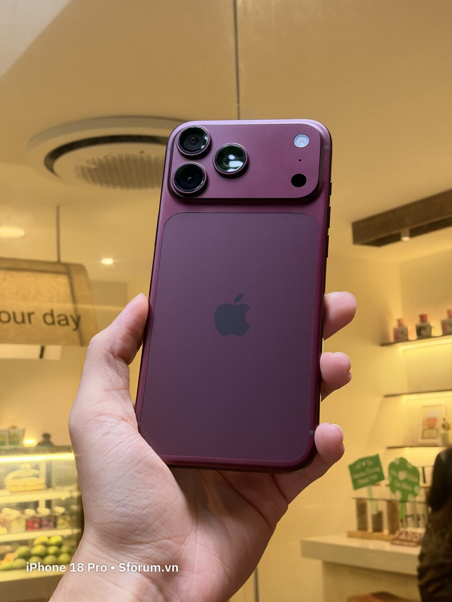 Trải nghiệm khẩu độ biến thiên trên iPhone 18 Pro