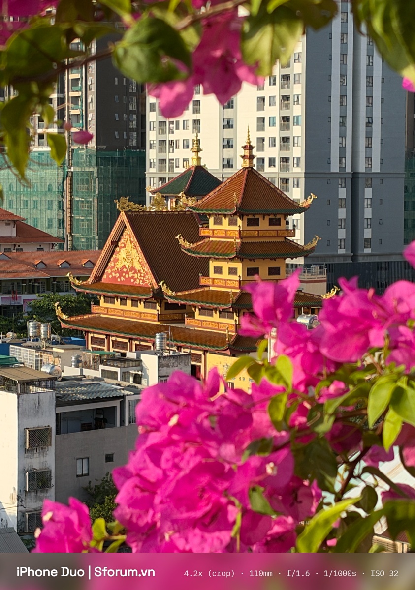 Đánh giá camera iPhone Duo trong điều kiện đủ sáng