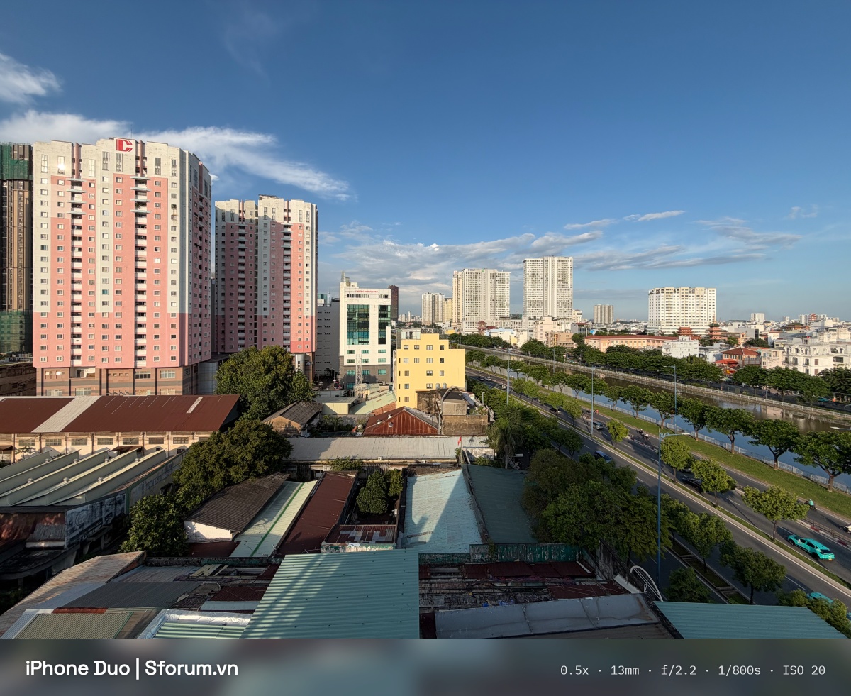 Đánh giá camera iPhone Duo trong điều kiện đủ sáng