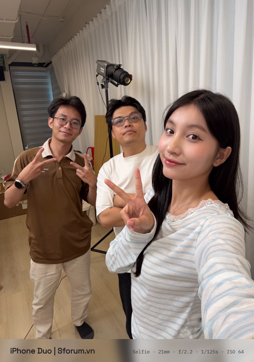Đánh giá camera iPhone Duo với ảnh selfie