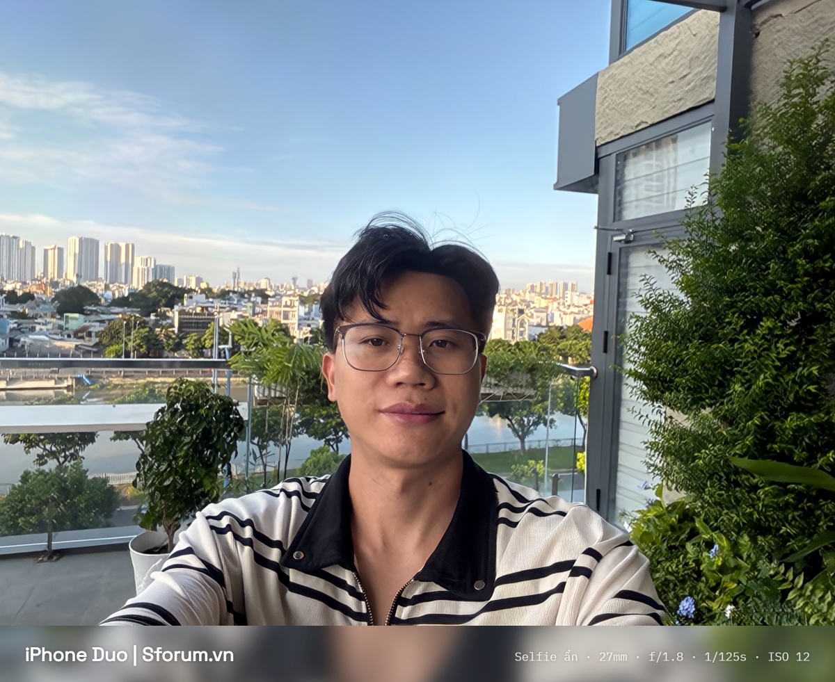 Đánh giá camera iPhone Duo với ảnh selfie