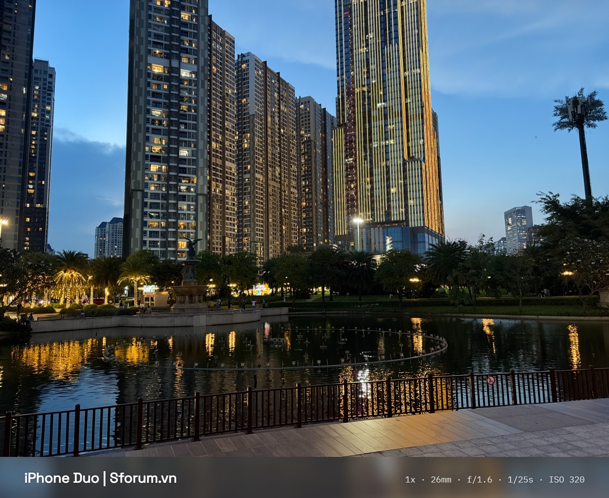 Đánh giá camera iPhone Duo trong điều kiện thiếu sáng