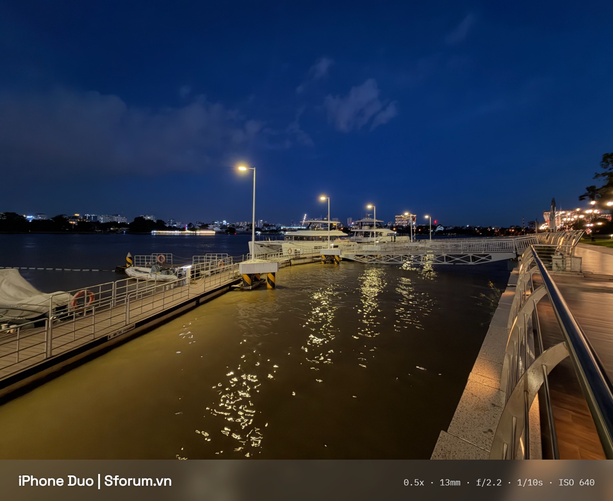Đánh giá camera iPhone Duo trong điều kiện thiếu sáng