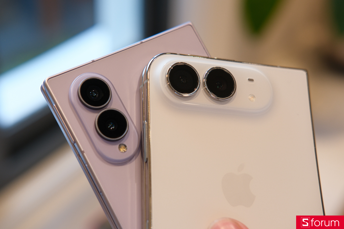 Đặt iPhone Duo cạnh Samsung Galaxy Z Fold8 và so sánh camera