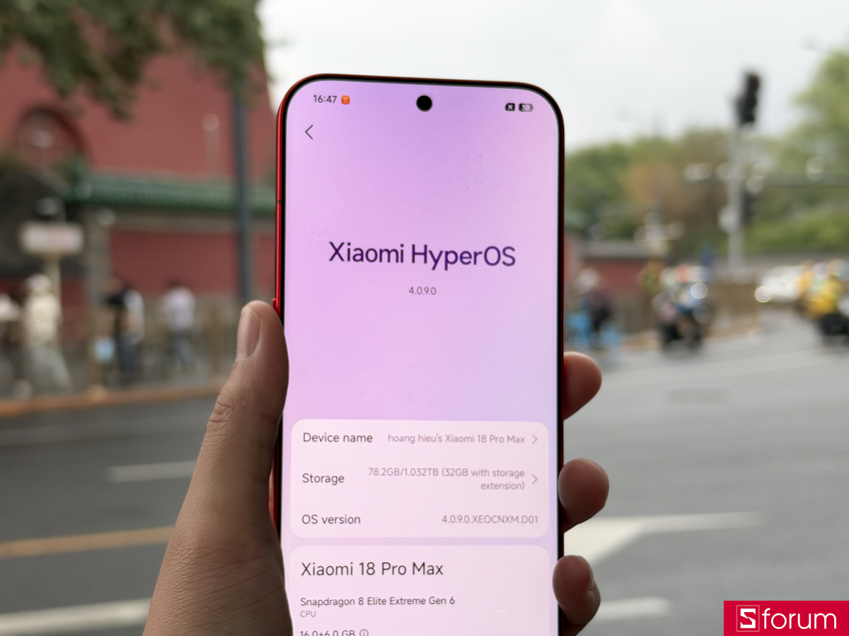 Trải nghiệm phần mềm Xiaomi 18 Pro Max