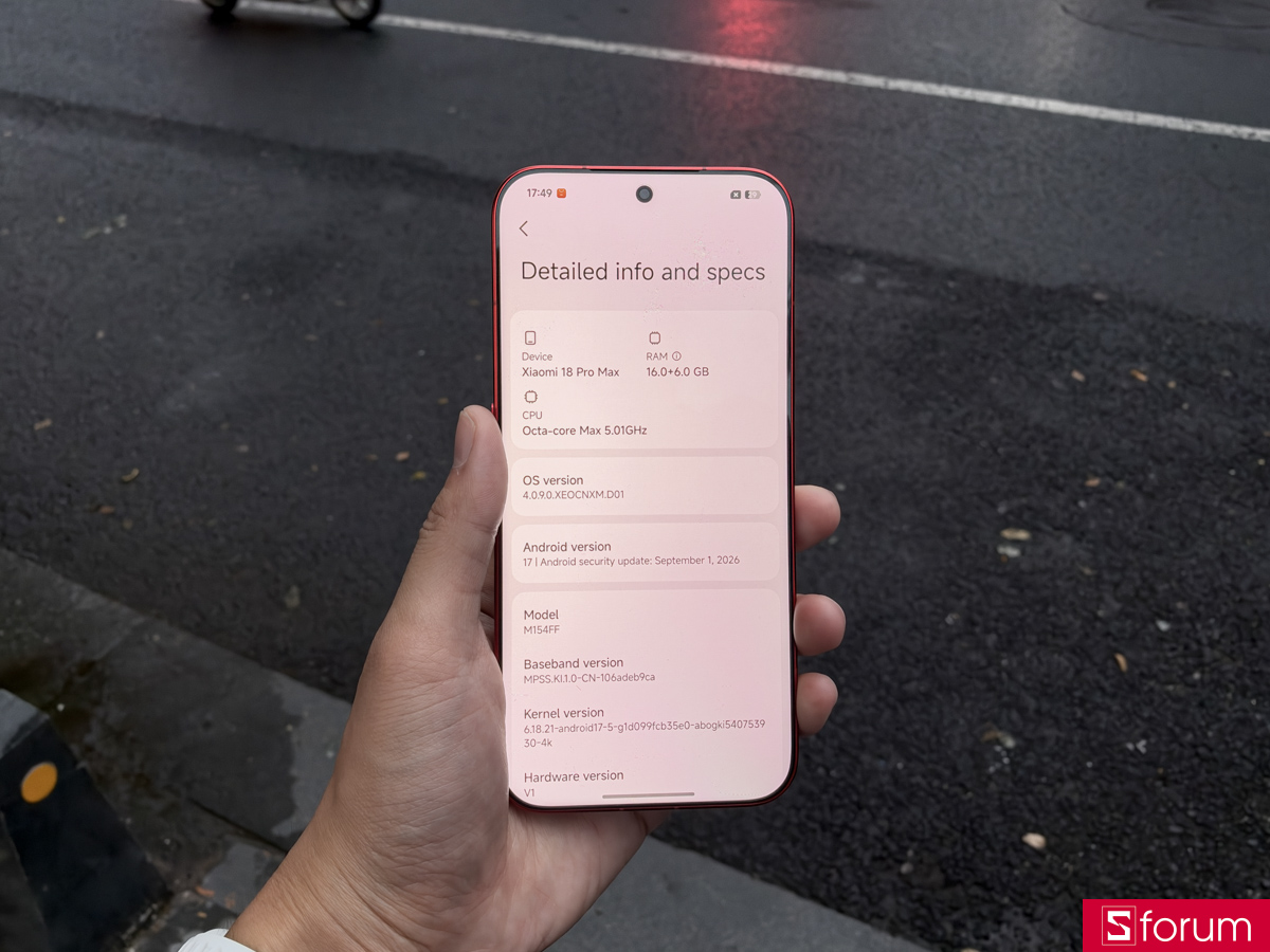 Trải nghiệm hiệu năng Xiaomi 18 Pro Max