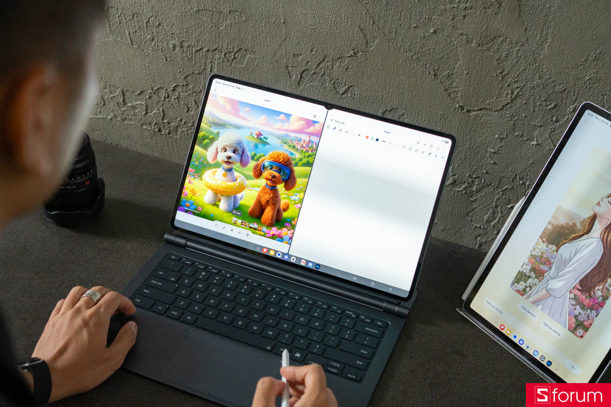 Trên tay và trải nghiệm bộ bàn phím chính hãng trên Samsung Galaxy Tab S12 Ultra
