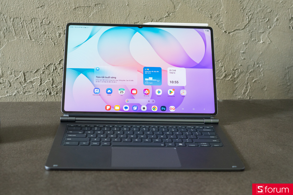 Trên tay và trải nghiệm bộ bàn phím chính hãng trên Samsung Galaxy Tab S12 Ultra