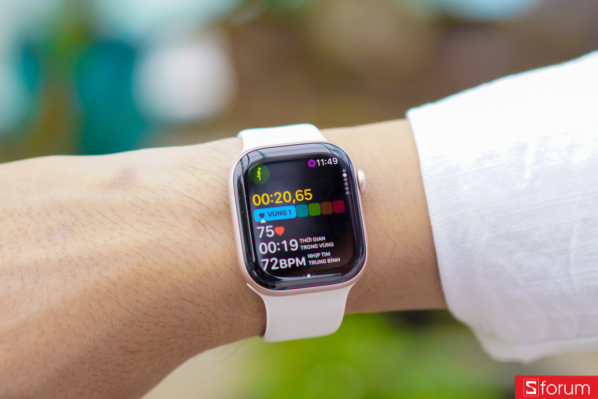 Khả năng theo dõi tập luyện của Apple Watch Series 11