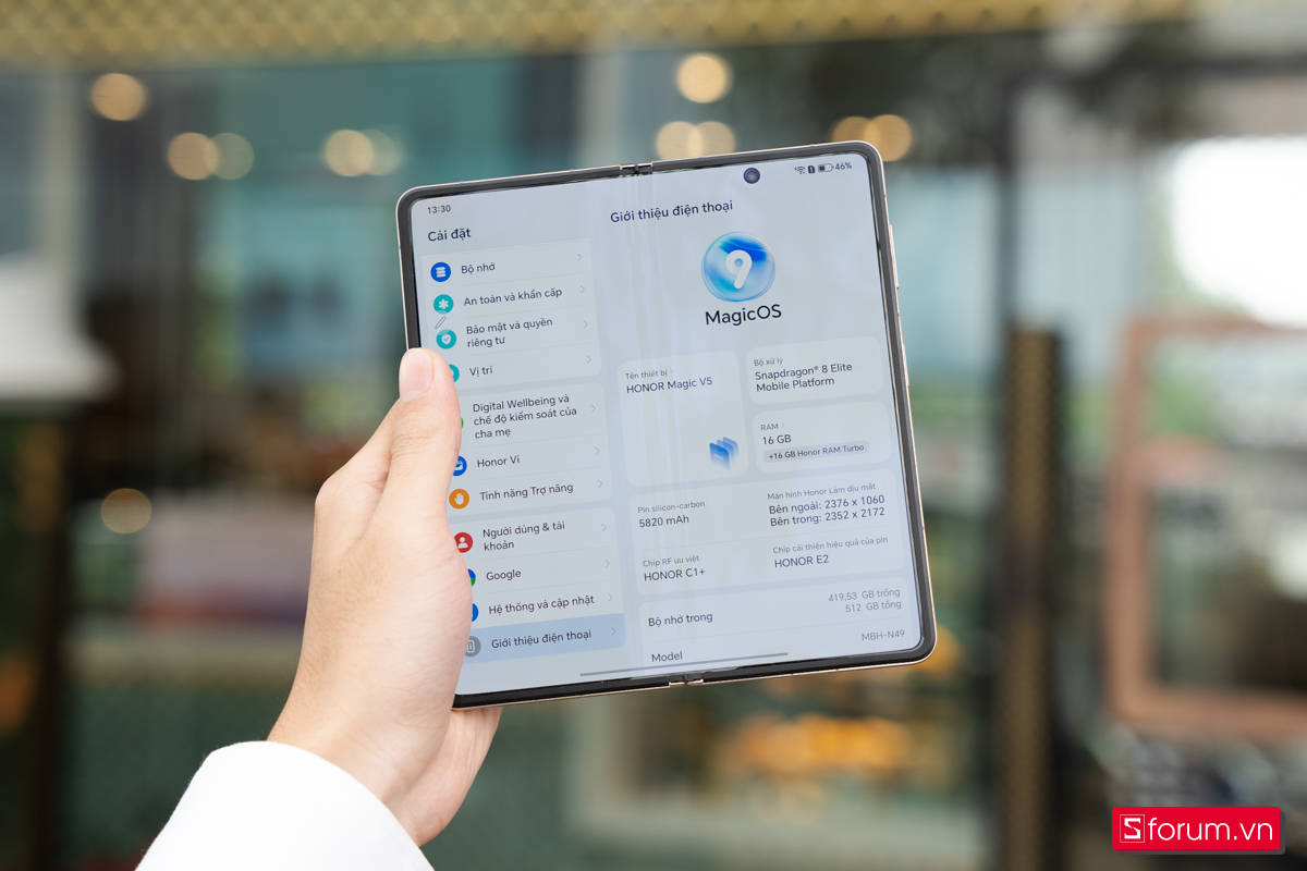 MagicOS 9 dựa trên nền Android 15