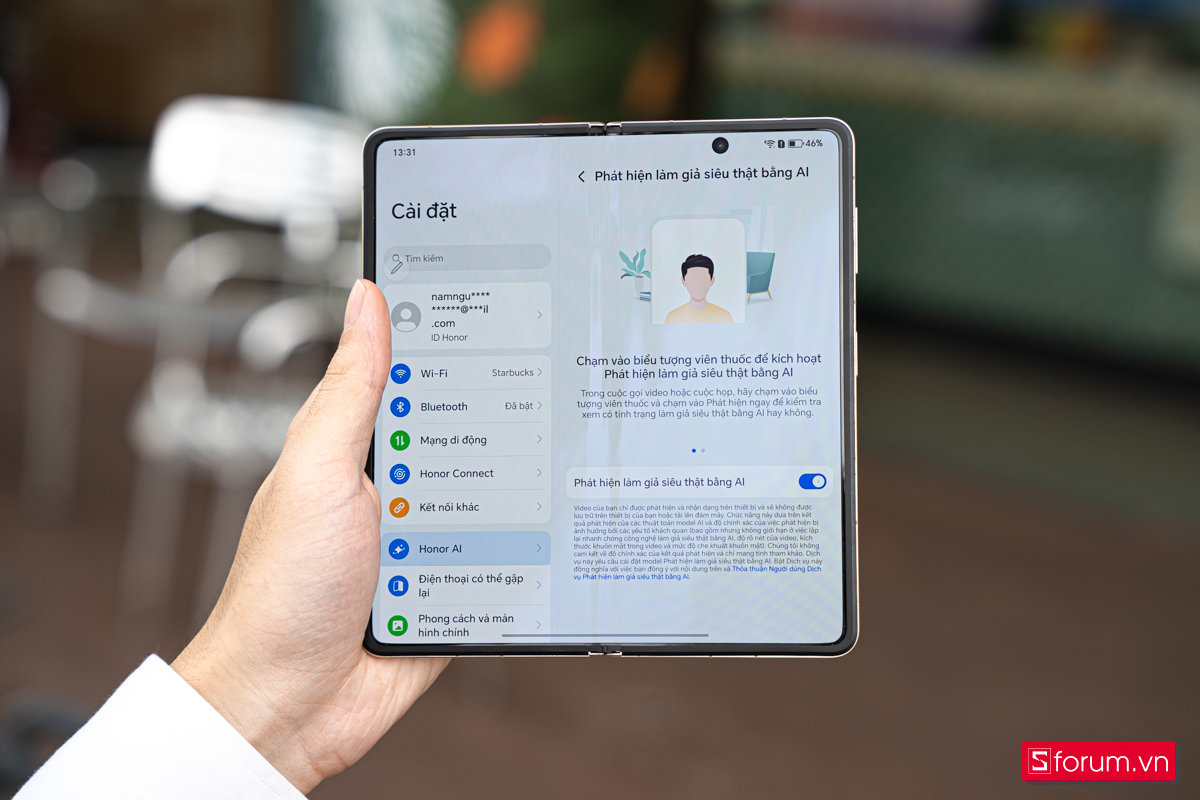 Tính năng phát hiện mạo danh video sử dụng AI