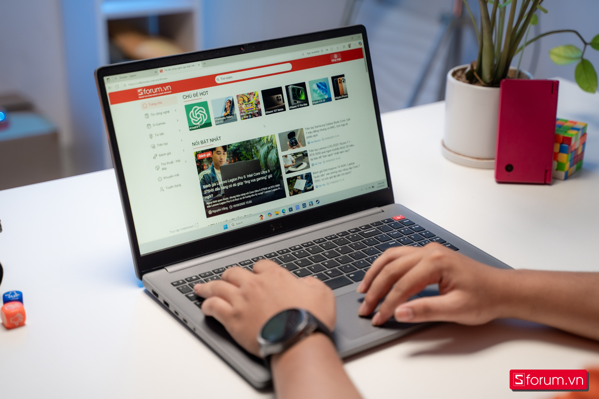 Trải nghiệm gõ phím trên LG gram Book