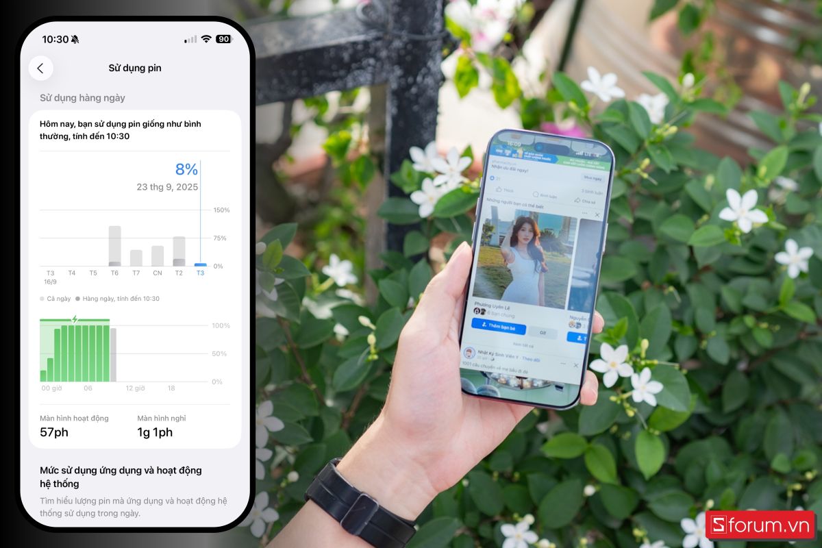 Tiến hành test và đánh giá pin iPhone Air