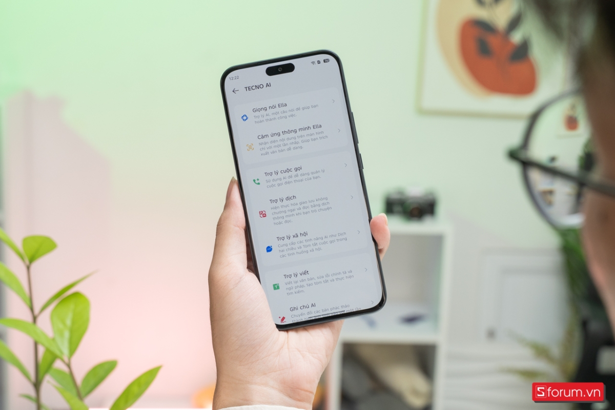 Các tính năng AI được cài đặt sẵn trên Tecno Pova Slim 5G