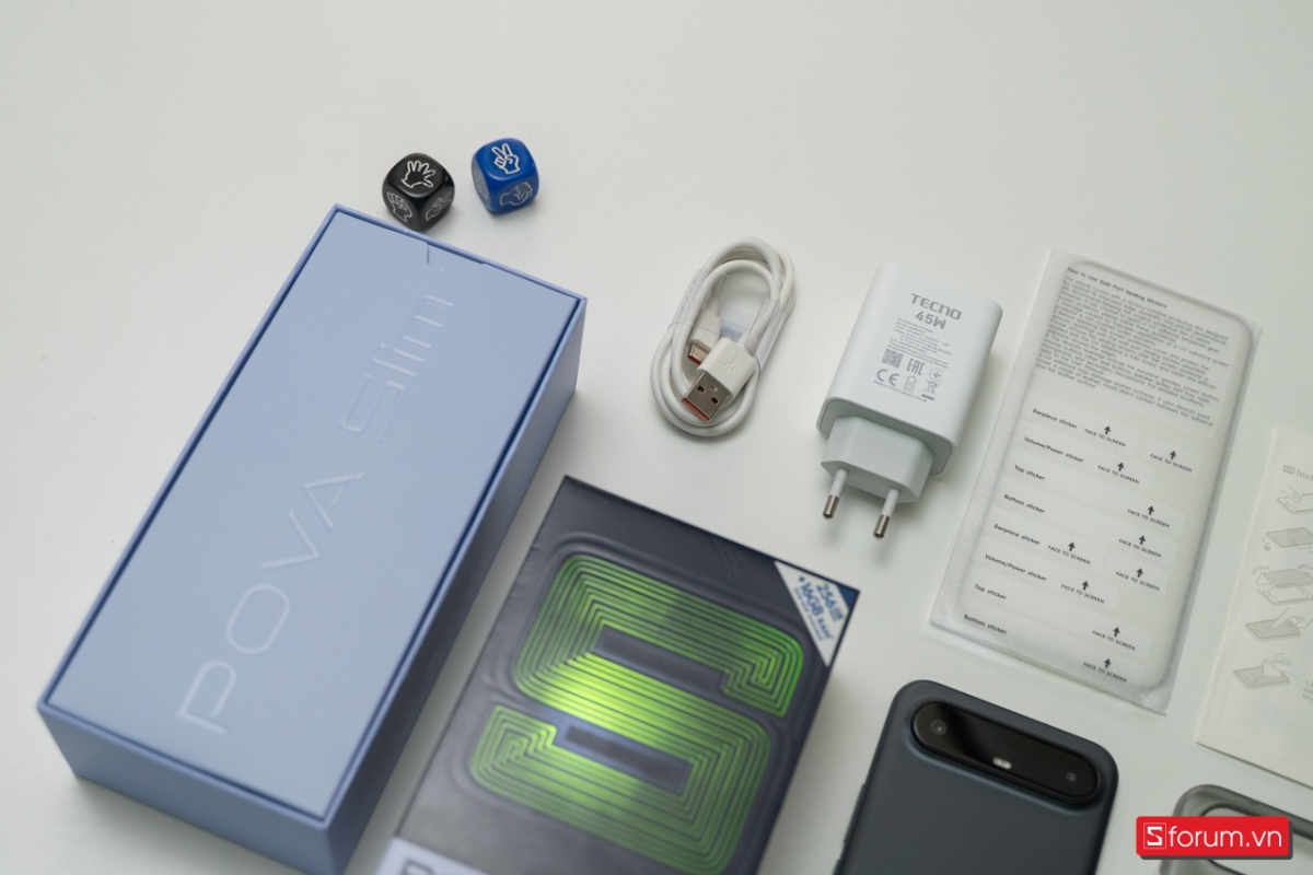 Bộ phụ kiện của Tecno Pova Slim 5G