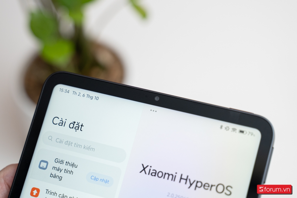 Camera trước trên Xiaomi Pad Mini